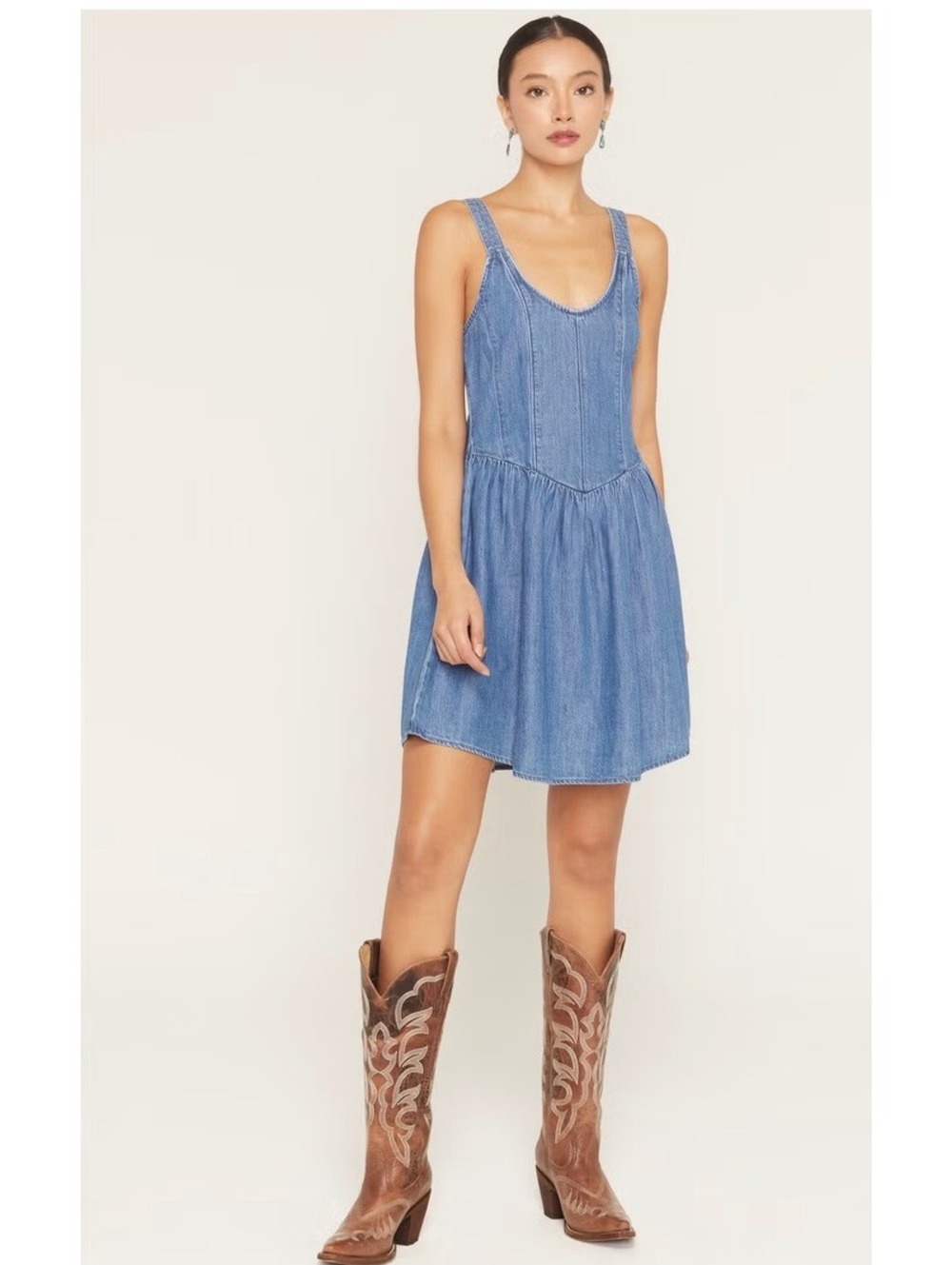 Wrangler Retro Denim Dress Size Small
